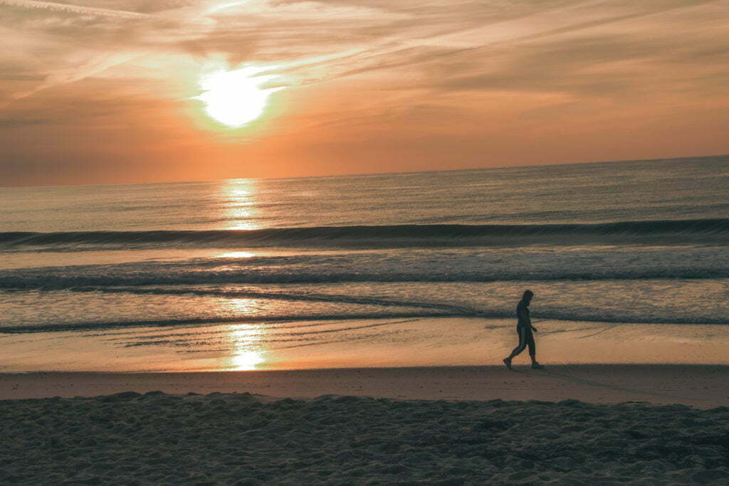 Strandspaziergänge zur Winterzeit